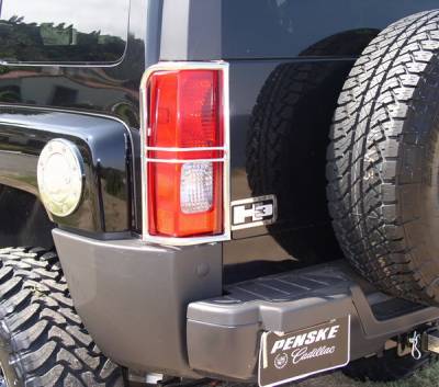 Hummer H3 Aries Taillight Guard Covers