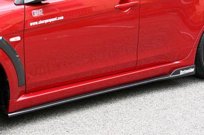 Chargespeed - Mitsubishi Lancer Chargespeed Bottom Line Type-2 Side Skirts - Image 2