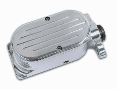 SSBC Billet Aluminum Dual Bowl Master Cylinder - GM Mount and Ball Milled Cap - A0467-5