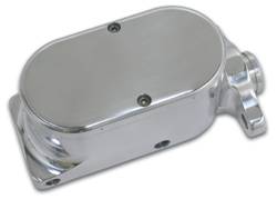 SSBC Billet Aluminum Dual Bowl Master Cylinder - Ford Mount and Plain Cap - A0470-1