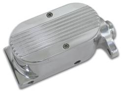 SSBC Billet Aluminum Dual Bowl Master Cylinder - Ford Mount and Finned Cap - A0470-2