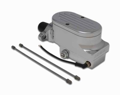 SSBC Combo Billet Aluminum Dual Bowl Master Cylinder with Ball Milled Cap - A0474-5