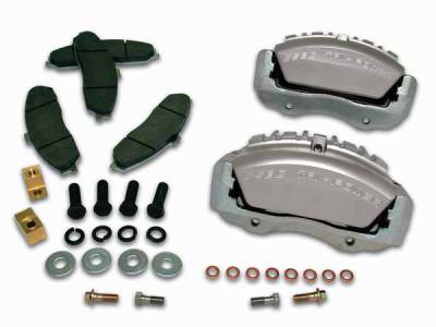 SSBC Direct Bolt-On Force 10 Tri-Power 3-Piston Aluminum Calipers & Pads for 6-Lug Vehicles - Front - A193