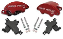 SSBC Direct Bolt-On Force 10 Super-Twin HD 2-Piston Aluminum Calipers with 43mm Pistons & Pads - Front - A194