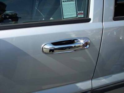 TFP Stainless Steel Door Handle - Keyless Entry Insert Accent - 433KE