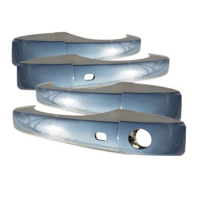 Jeep Patriot Spyder Door Handle - With Smart Key - No Passenger Side Key Hole - Chrome - CA-DH-C30011SK-NP