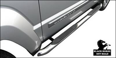 Jeep Liberty Black Horse Side Steps