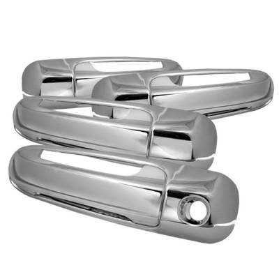 Jeep Liberty Spyder Door Handle - No Passenger Side Key Hole - Chrome - CA-DH-DR02-4D-NP