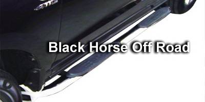Hyundai Santa Fe Black Horse Side Steps