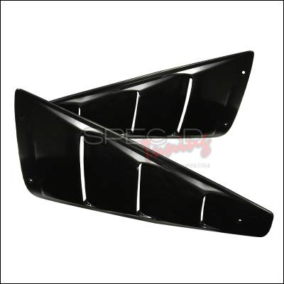 Ford Mustang Spec-D Quarter Window Louver - WLUQ-MST05A