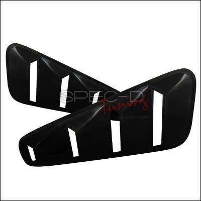 Ford Mustang Spec-D Quarter Window Louver - WLUQ-MST05B