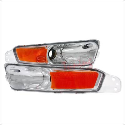Ford Mustang Spec-D Bumper Lights - Chrome - 2LB-MST05-APC