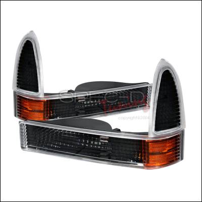 Ford F250 Spec-D Corner Lights - Black - 2LC-F25099JM-RS