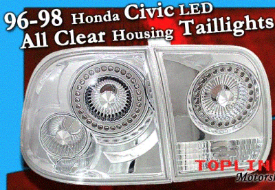 Chrome Clear Housing LED Altezza Taillights