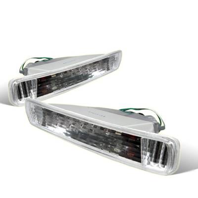 Acura Legend 2DR Spyder Bumper Lights - Clear - CBL-DP-AL91-2D-C