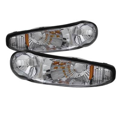GMC Yukon Spyder Corner Bumper Lights - Clear - CBL-ZO-GD00-AM-C