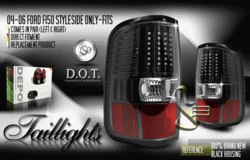 Black Altezza LED Taillights