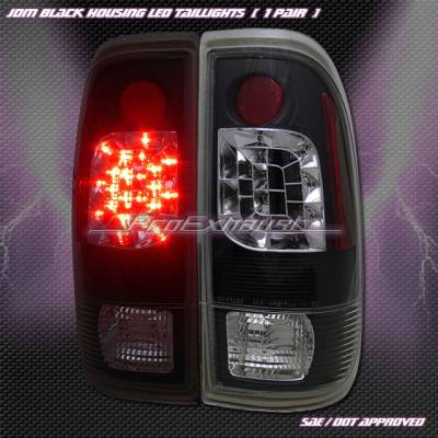 Euro Black LED Taillights
