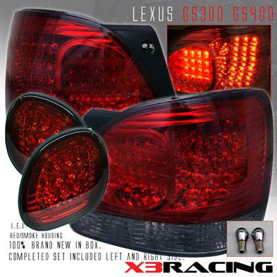 Red Smoke LED Altezza Taillights