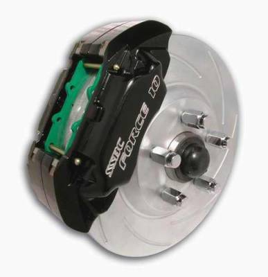 SSBC Disc Brake Kit with Force 10 Extreme 4-Piston Aluminum Calipers & 13 Inch Rotors - Front - A112-6