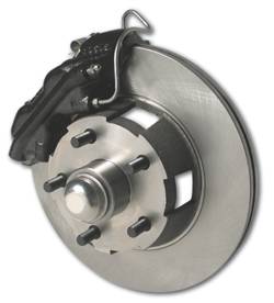 SSBC Non-Power Drum To Disc Brake Conversion Kit with Force 10 Extreme 4 Piston Aluminum Calipers - Front - A120-2