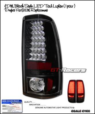 JDM Black LED Taillights