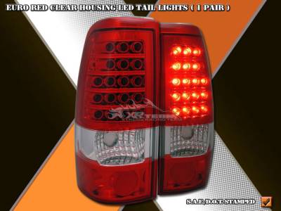 Red Clear LED Taillights