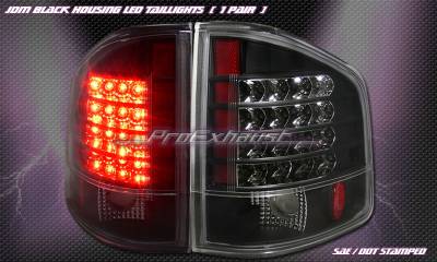 JDM Black LED Taillights