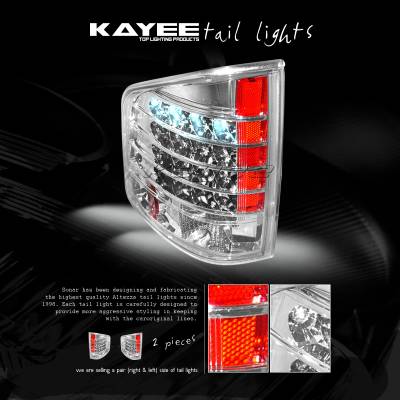Clear LED Taillights