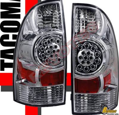 Chrome  Clear LED Taillights