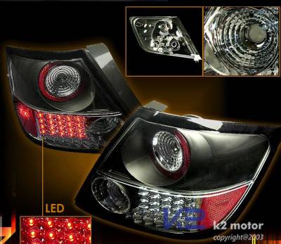 Black LED Taillights