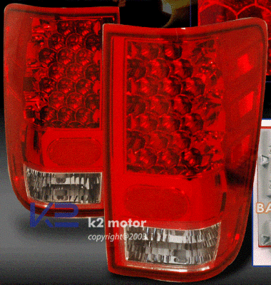 Red Clear LED Taillights