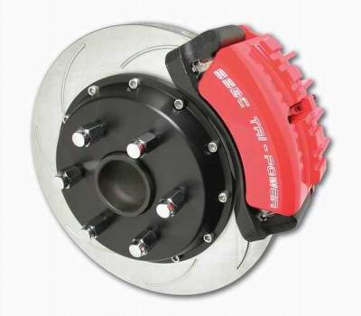 SSBC - SSBC Disc to Disc Upgrade Kit with Force 10 Tri-Power 3-Piston Aluminum Calipers & 14 Inch Rotors - Front - A126-37 - Image 1