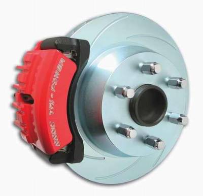 SSBC Disc to Disc Upgrade Kit with Force 10 Tri-Power 3-Piston Aluminum Calipers & 14 Inch Rotors - Rear - A126-38