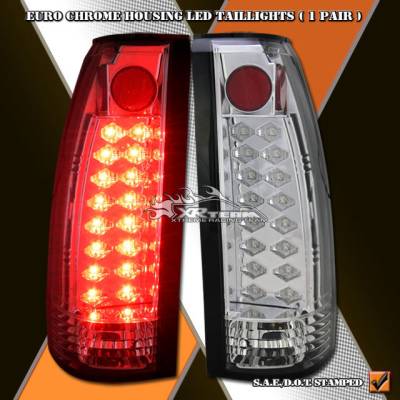 Euro Chrome LED Taillights