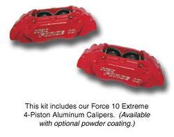 SSBC Power Drum to Disc Brake Conversion Kit with 2 Inch Drop Spindles & 2 Piston Aluminum Calipers - Front - A129-10