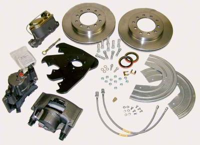 SSBC Non-Power Drum to Disc Brake Conversion Kit for Dana 30 Axles - Front - A135-3
