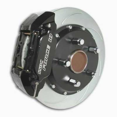 SSBC Disc Brake Kit with Force 10 Extreme 4-Piston Aluminum Calipers & 14 Inch Rotors - Front - A158-4