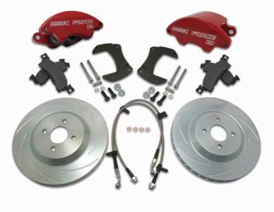 SSBC Disc Brake Kit with Force 10 Super-Twin 2-Piston Aluminum Calipers & 13 Inch Rotors - Front - A161