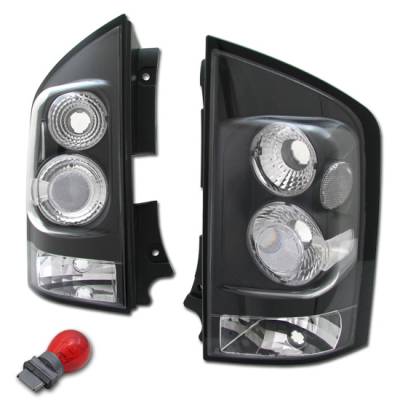 JDM Black Clear Taillights