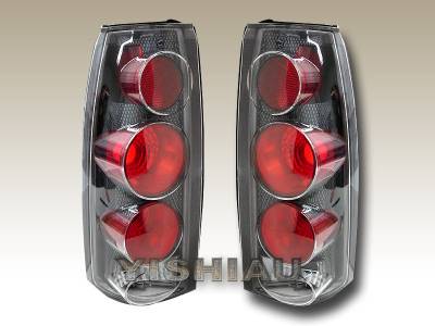 3D Style Carbon Taillights