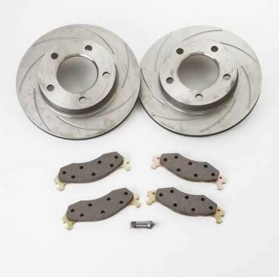 SSBC Turbo Slotted Rotors & Pads  - Rear - A2360009