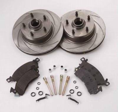 SSBC Turbo Slotted Rotors & Pads - Front - A2370006