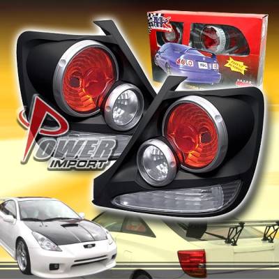 3-D Retro Black Taillights