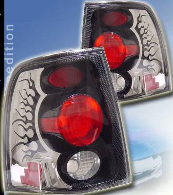 Flame Black Carbon Taillights