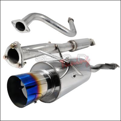 Honda Accord Spec-D N1 Style Catback Exhaust with Burnt Tip - MFCAT2-ACD90T-SD