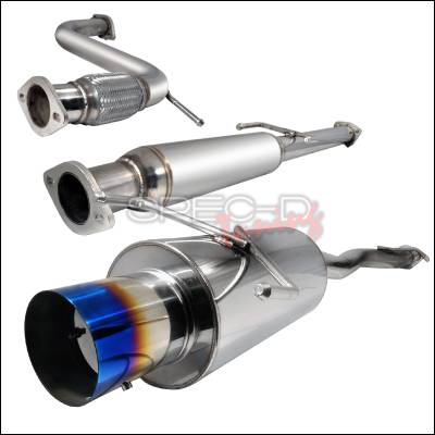 Honda Accord Spec-D N1 Style Catback Exhaust with Burnt Tip - MFCAT2-ACD94T-SD