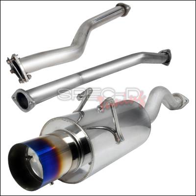 Honda Civic Spec-D N1 Style Catback Exhaust with Burnt Tip - MFCAT2-CV01T-SD