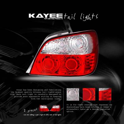 Red Clear Altezza Taillights