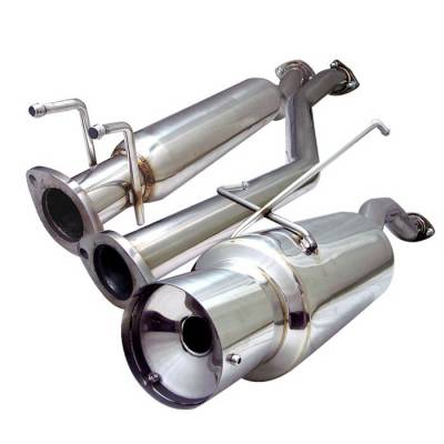 Honda Civic 2DR & 4DR Spyder Cat-Back Exhaust - YZ-CB-16079